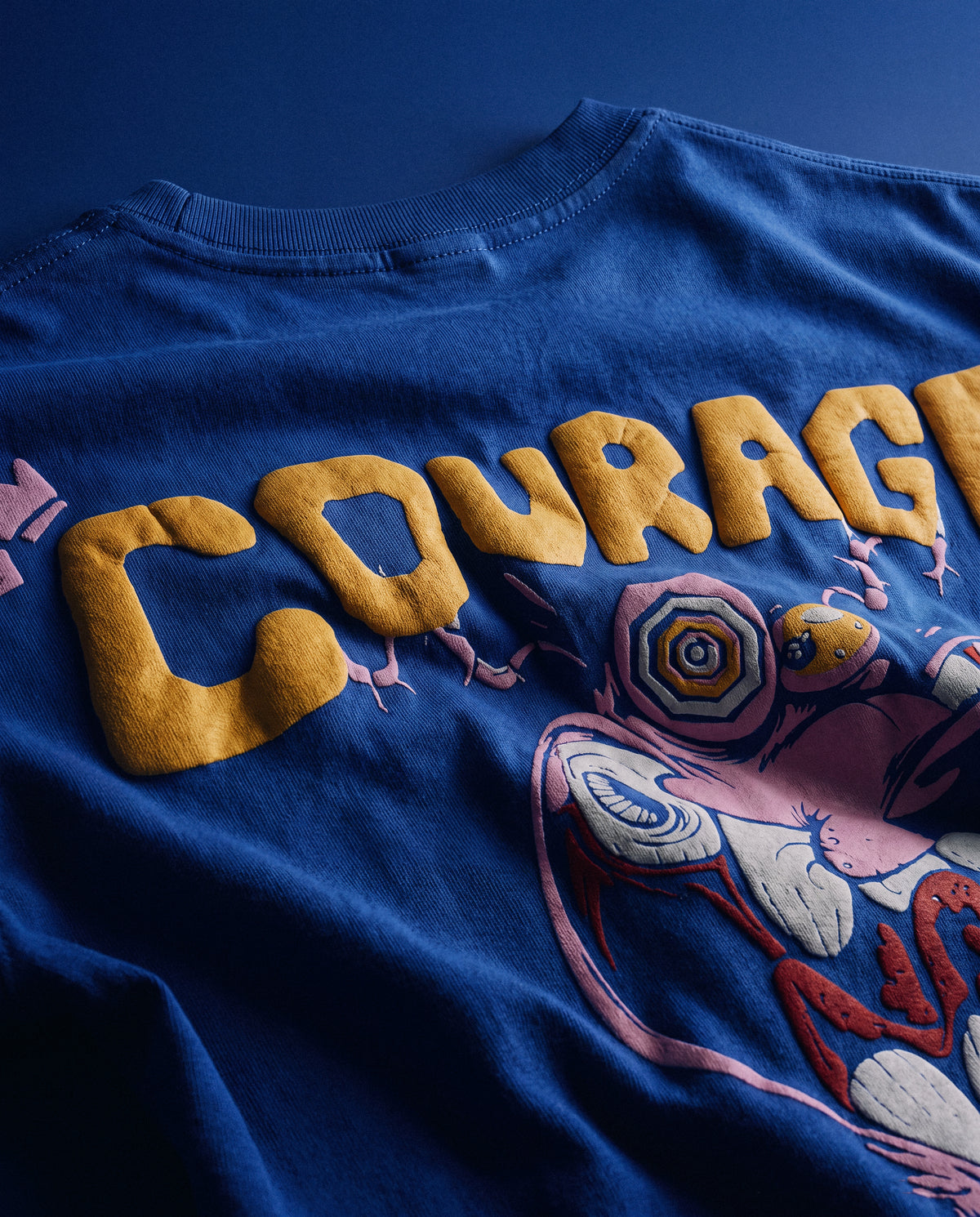 Blue Cowardly Dog Tee