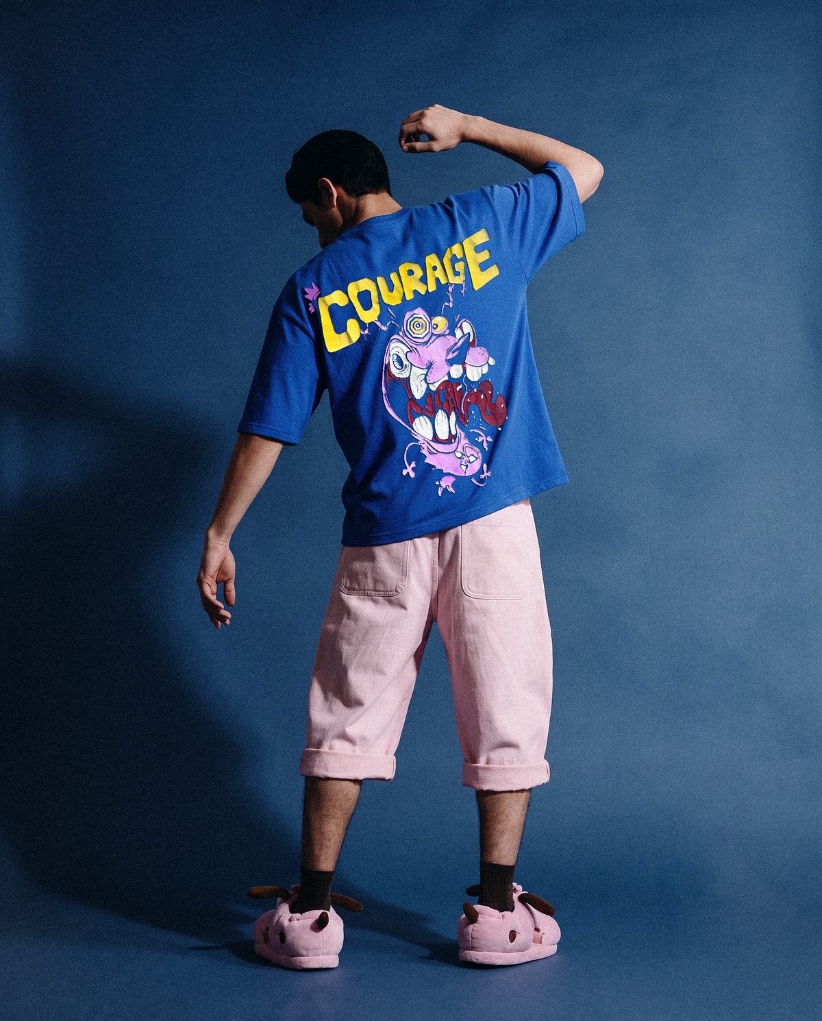 Blue Cowardly Dog Tee