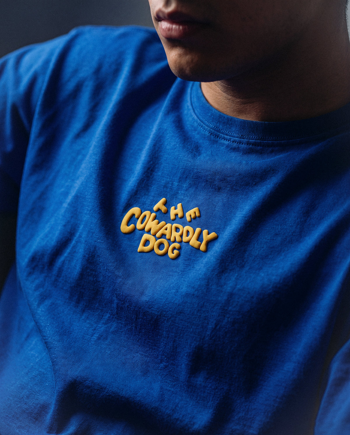 Blue Cowardly Dog Tee