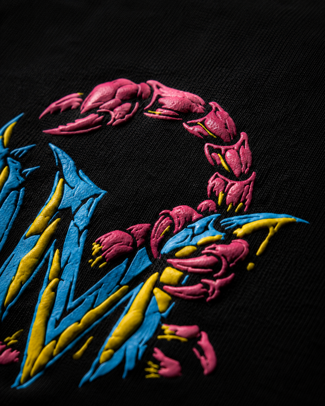 Black Drip Sting Tee